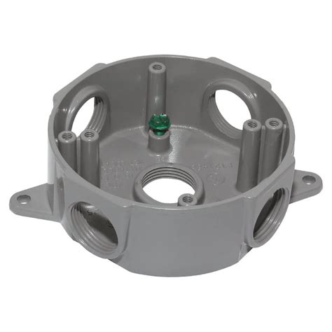 exterior light base junction box|shallow round exterior electrical box.